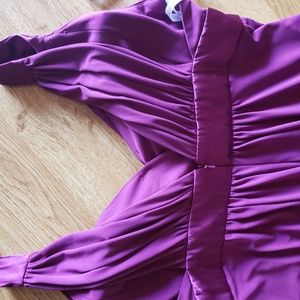 David's bridal purple bridesmaid dress